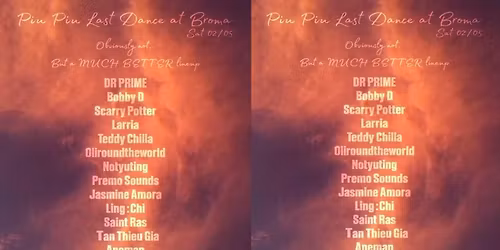 PIU PIU PRESENTS - THE LAST DANCE 02\/05