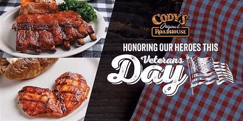 Veterans Day at Cody\u2019s Original Roadhouse