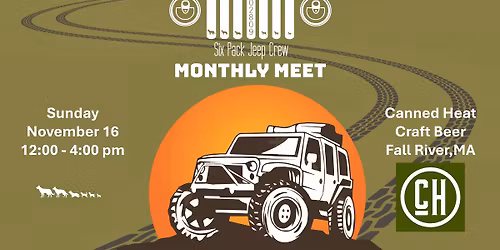 Six Pack Jeep Crew November Meet