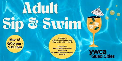 Adult Sip & Swim
