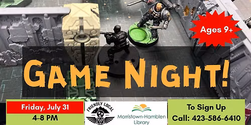 Game Night July 31