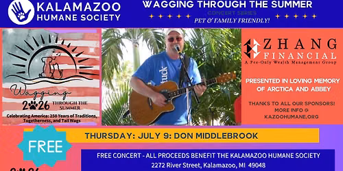 DON MIDDLEBROOK: WAGGING THROUGH THE SUMMER 2026