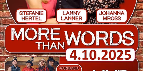 !!!Neuer Termin!!!! b.country @ More than words