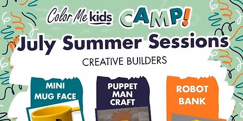 Color Me Kids Camp - July - Creative Builders