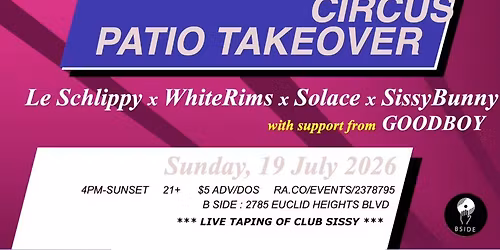 Sun Made Disco Club 07-19-2026 : Queer Social x Eclectic Circus Takeover!