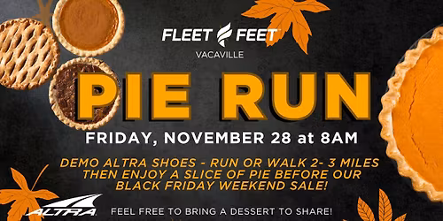 Pie Run with Altra Running