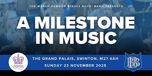 A Milestone in Music - Gala concert celebrating James Holt's 20 years.