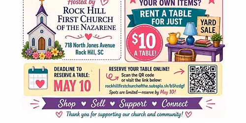 \ud83c\udf38 YARD SALE ALERT! \ud83c\udf38