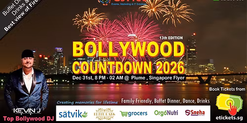 Bollywood Countdown Party 2026