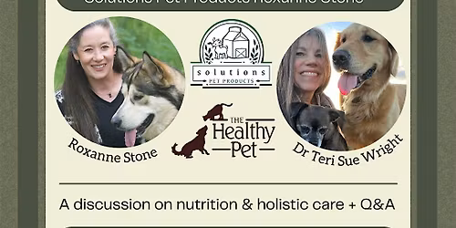 Nutrition Seminar with Dr Teri Sue Wright & Roxanne Stone