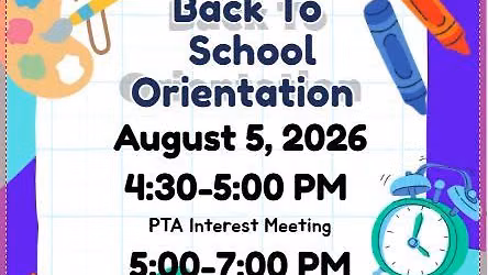 Back to School Orientation