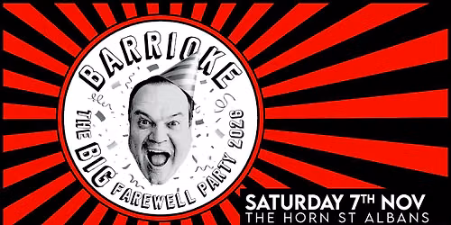 SOLD OUT Barrioke - An evening with Shaun Williamson | The Horn, St Albans