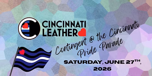 Cincinnati Leather Contingent in the Cincinnati Pride Parade!