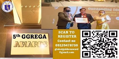 5th GLOBAL.GOLDEN RESEARCHERS,EDUCATORS,AUTHORS &LEADERS AWARDS