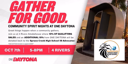 Gather for Good: SCHS IB Advocates Spirit Night