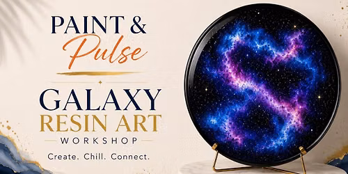 Galaxy Resin Art - Paint & Pulse