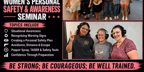 Women's Personal Safety & Awareness Seminar