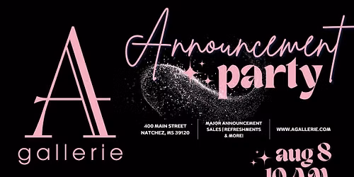 Announcement Party \u2728