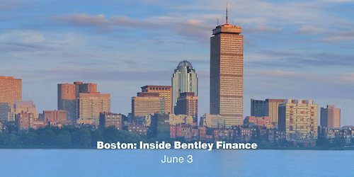 Inside Bentley Finance: Curriculum, Careers and Community
