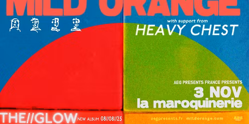 Mild Orange \u2022 La Maroquinerie, Paris \u2022 3 novembre 2025