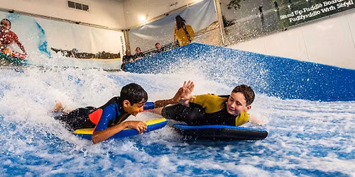 Kids 4 Week Progression Course \u2013 Indoor Wave Body\/Knee Boarding