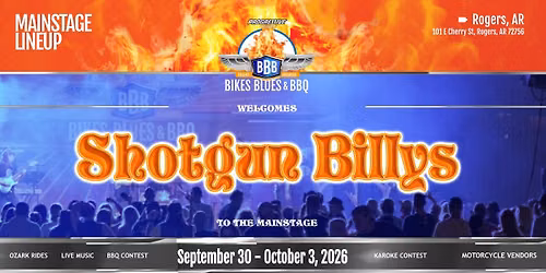 Shotgun Billys | Bikes Blues and BBQ Mainstage