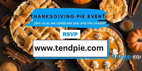 Tend Home Team Thanksgiving Pie Event