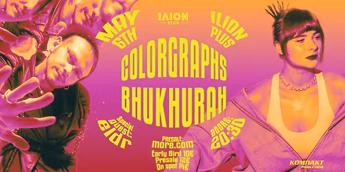 BHUKHURAH X COLORGRAPHS live @ \u0399\u039b\u0399\u039f\u039d PLUS + special guest ELDR