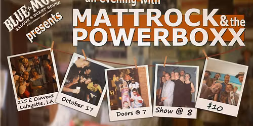 An Evening with MattRock & the PowerBoxx