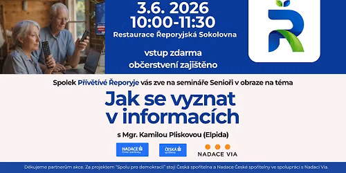 Senio\u0159i v obraze: Jak se vyznat v m\u00e9di\u00edch a nenechat se nap\u00e1lit