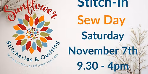 Stitch In Sew Day November