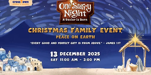 Crosstown Christmas Family Event \u2014 One Starry Night