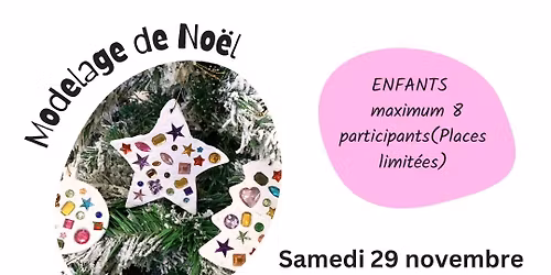 Modelage de Noël enfants