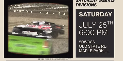Saturday Night Racing W\/ Trackside Party