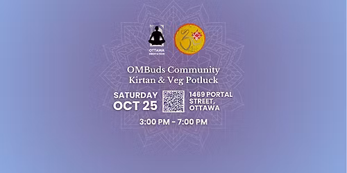 OMBuds Community Kirtan & Veg Potluck - OCT 25