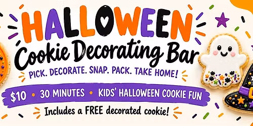 Halloween Cookie Decorating Bar \u2014 Kids\u2019 Spooky Sweet Event