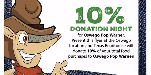 Texas Roadhouse Fundraiser \/ Fall Registration