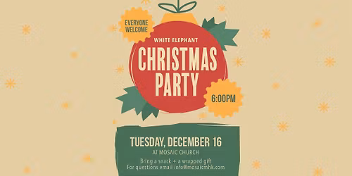 Annual White Elephant Christmas Party