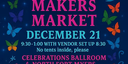 Magical Makers Market at Celebrations ballroom Free entry 