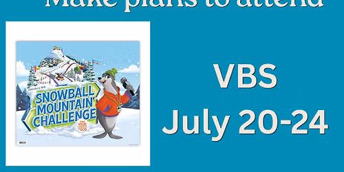 Snowball Mountain Challenge VBS