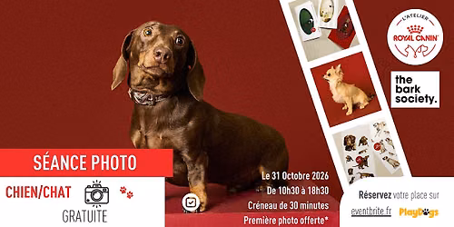 Atelier photos - Immortalisez-vous avec votre chien ou chat !
