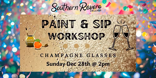 Paint & Sip: Champagne Glasses