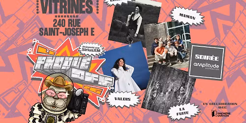 Soir\u00e9e AMPLITUDE | Isabelle Charlot + Maman + VALOIS + La Fuite \/\/ Le Phoque OFF