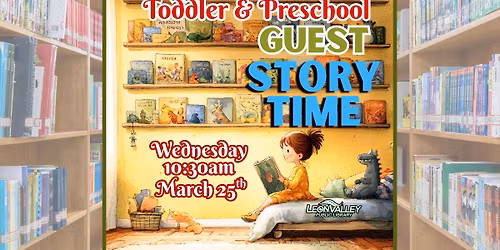 Toddler & Preschool Guest Storytime