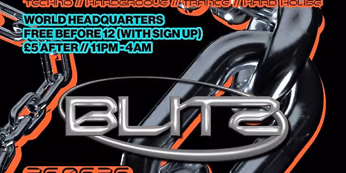 BLITZ - Techno\/Hardgroove\/Trance\/Hard Dance - FREE RAVE