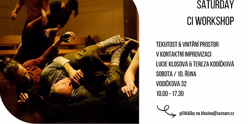 Workshop: Tekutost a vnit\u0159n\u00ed prostor v kontaktn\u00ed improvizaci