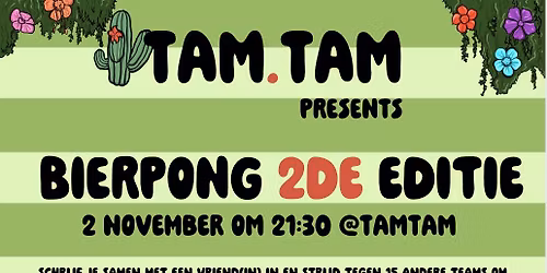 Bierpong toernooi TamTam 2de editie