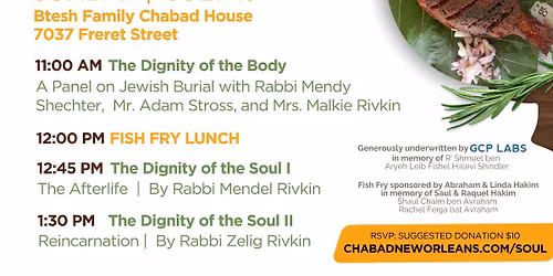Journey of the Soul & Fish Fry