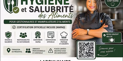 Formation en Hygi\u00e8ne et salubrit\u00e9 des aliments pour manipulateur d\u2019aliments