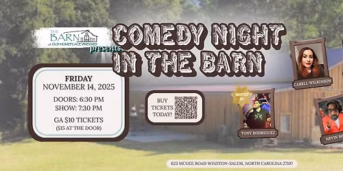Comedy Night in The Barn 